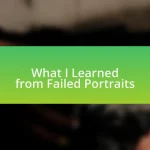 What I Learned from Failed Portraits